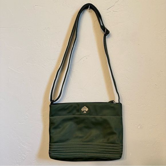 kate spade Handbags - Kate Spade | Green Olive Nylon Cammy Crossbody Handbag Purse travel bag